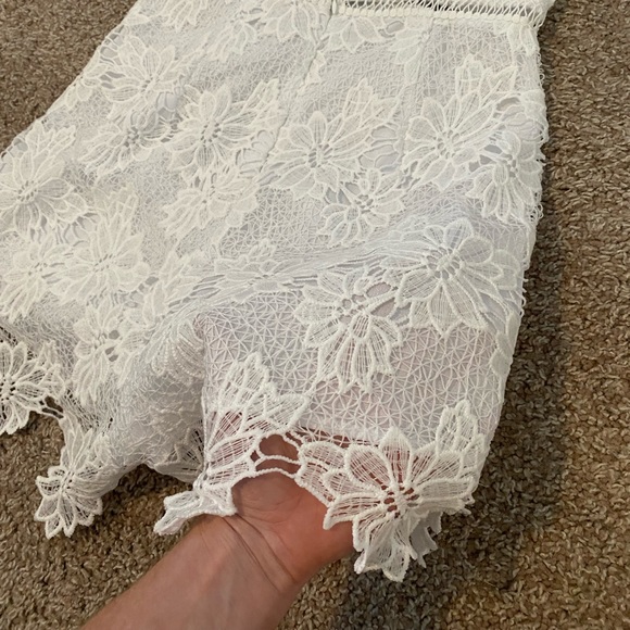 (REVOLVE) By the way. Rory Lace Romper - Picture 8 of 11